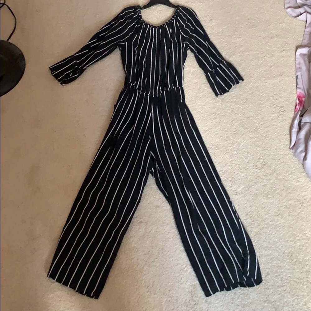 A&F Kids Striped Jumpsuit